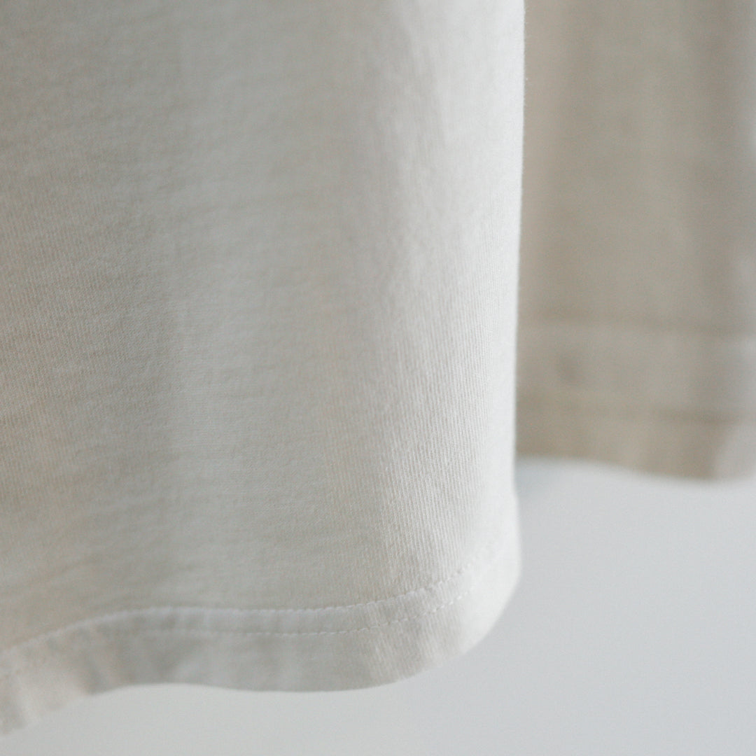 Limited Edition Col. / 10oz Garment Dyed Henley Neck T-Shirt