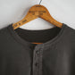 Limited Edition Col. / 10oz Garment Dyed Henley Neck T-Shirt