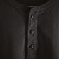 Limited Edition Col. / 10oz Garment Dyed Henley Neck T-Shirt