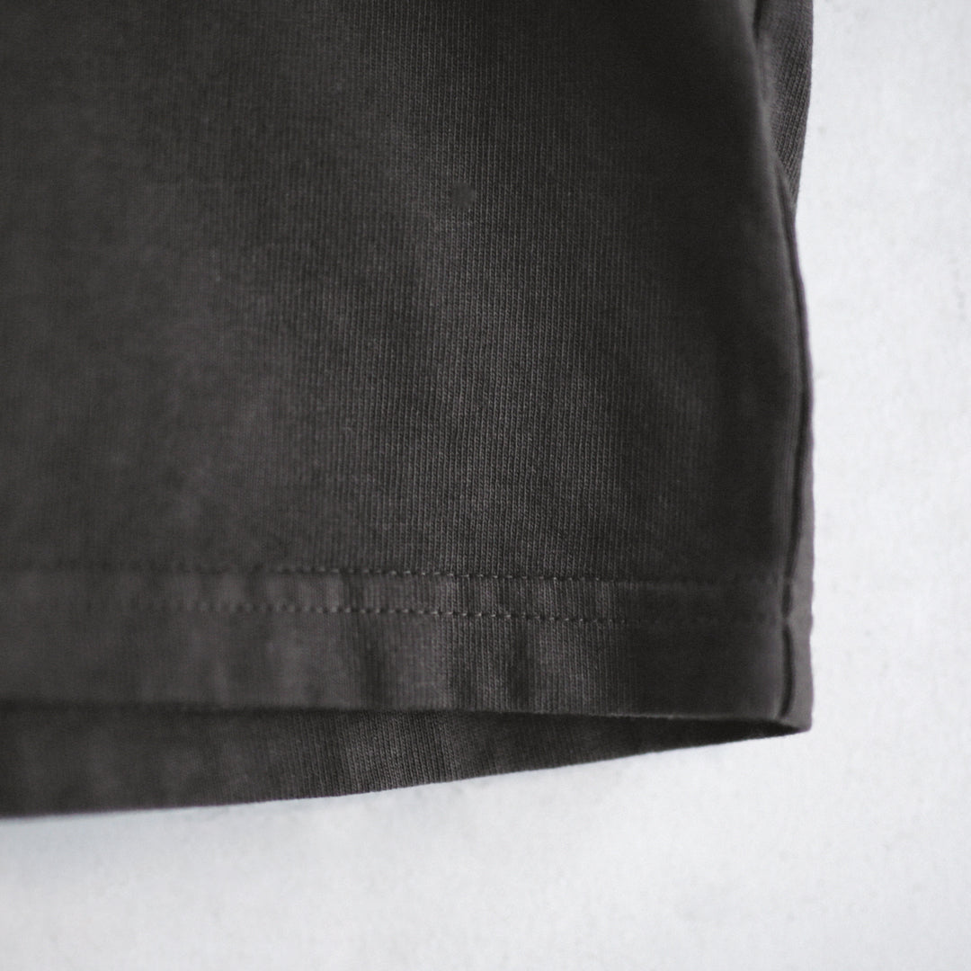 Limited Edition Col. / 10oz Garment Dyed Henley Neck T-Shirt