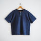 Indigo Dye Col. / 10oz Indigo Henley Neck T-Shirt