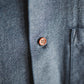 Limited Edition Col. / Back Side Indigo Jacquard Open Collar Shirt
