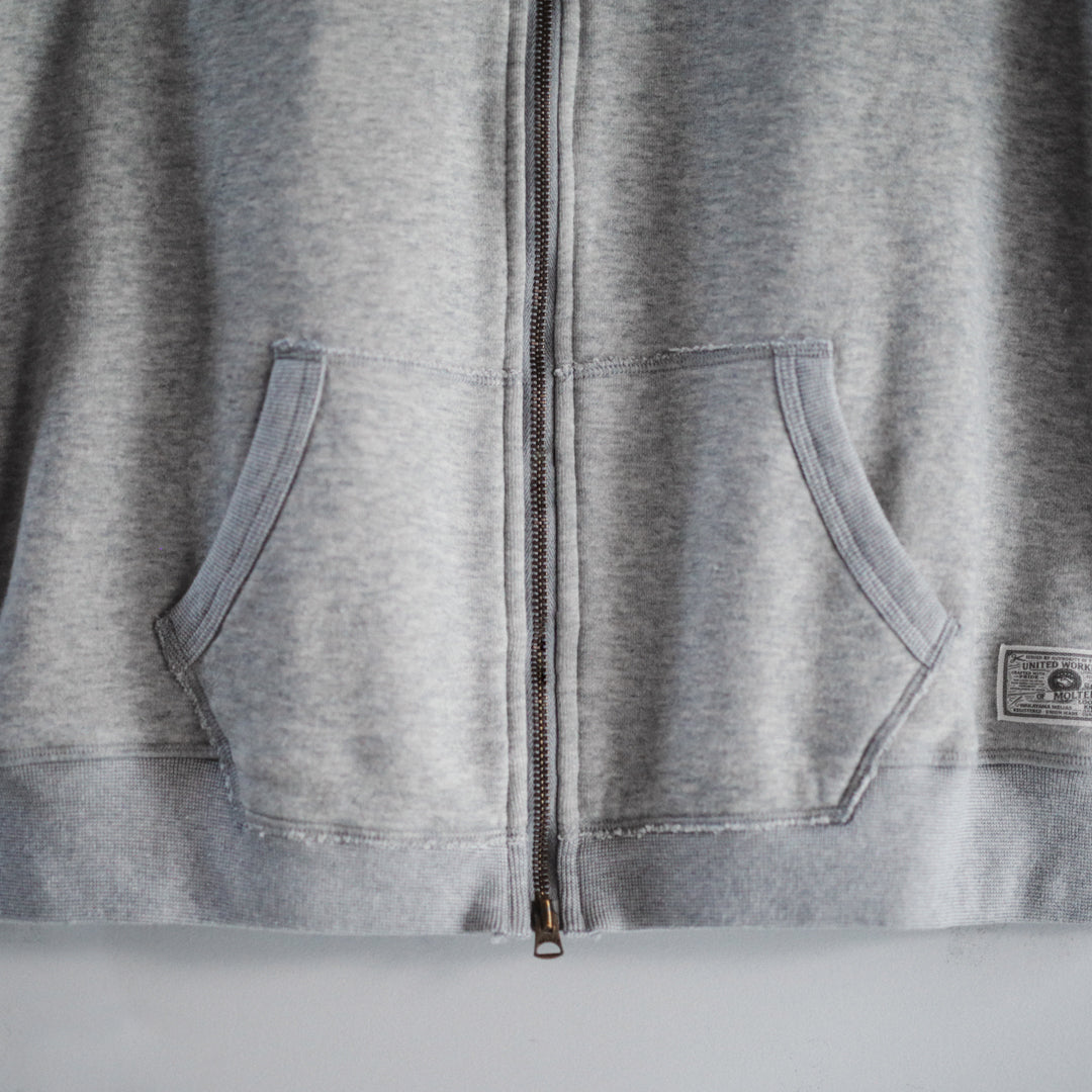 Exclusive Col. / 12oz Wakayama " Tsuri-Ami " W Zip-Up Hoodie