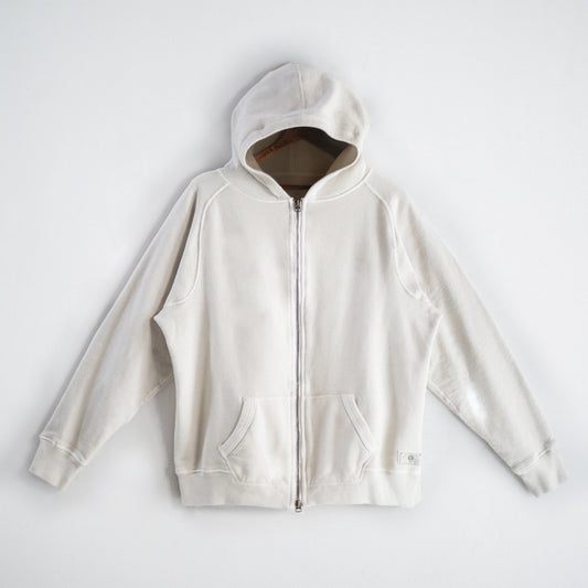 Exclusive Col. / 12oz Wakayama " Tsuri-Ami " W Zip-Up Hoodie / Garment Dye