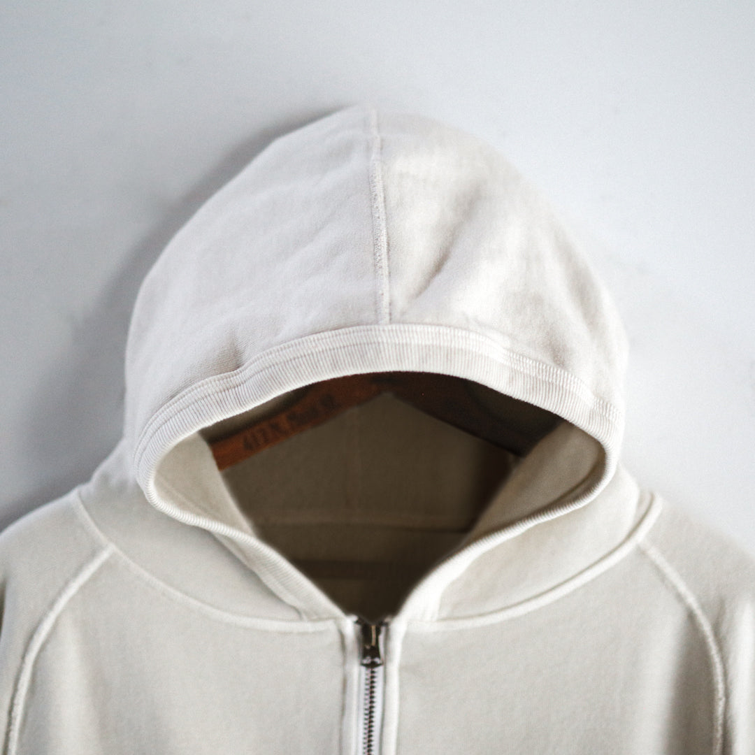 Exclusive Col. / 12oz Wakayama " Tsuri-Ami " W Zip-Up Hoodie / Garment Dye