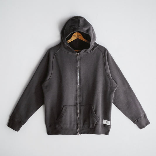 Exclusive Col. / 12oz Wakayama " Tsuri-Ami " W Zip-Up Hoodie / Garment Dye