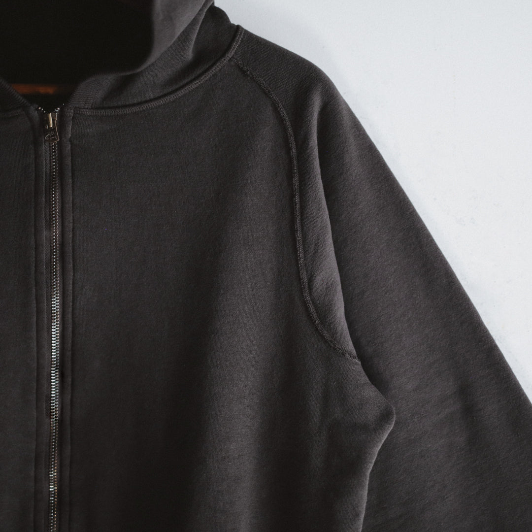 Exclusive Col. / 12oz Wakayama " Tsuri-Ami " W Zip-Up Hoodie / Garment Dye