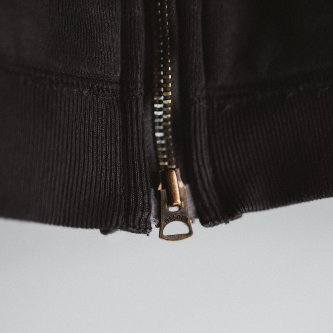 Exclusive Col. / 12oz Wakayama " Tsuri-Ami " W Zip-Up Hoodie / Garment Dye