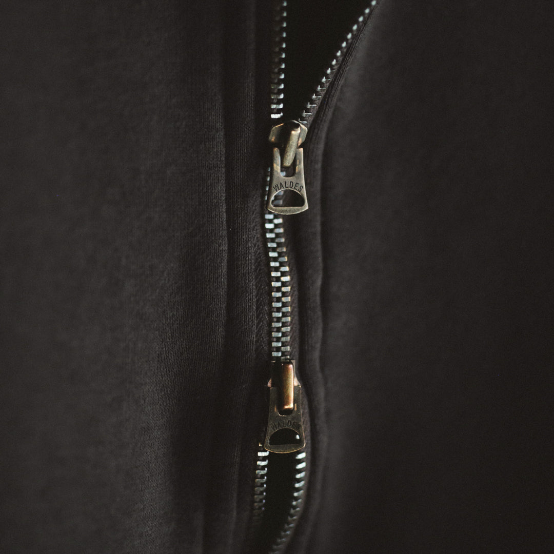 Exclusive Col. / 12oz Wakayama " Tsuri-Ami " W Zip-Up Hoodie / Garment Dye