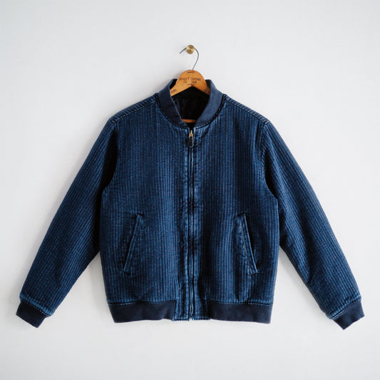 Limited Edition Col. / Okayama Indigo Sashiko Bomber Jacket