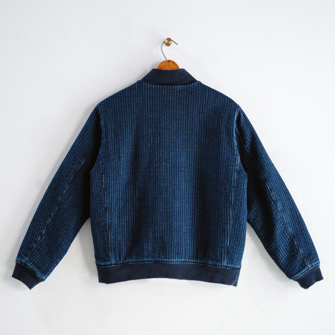 Limited Edition Col. / Okayama Indigo Sashiko Bomber Jacket