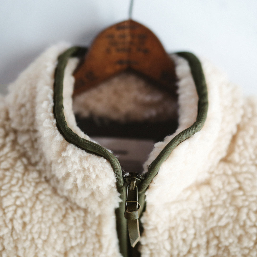 Limited Edition Col. / Wakayama Premium Boa Blouson " Sashiko Pocket "