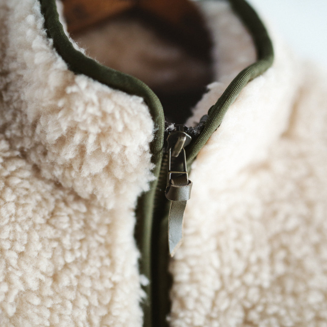 Limited Edition Col. / Wakayama Premium Boa Blouson " Sashiko Pocket "