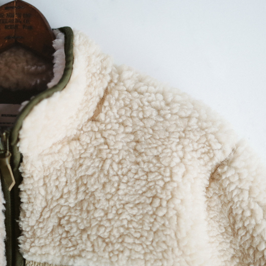 Exclusive Col. / Wakayama Premium Boa Blouson " Sashiko Pocket "