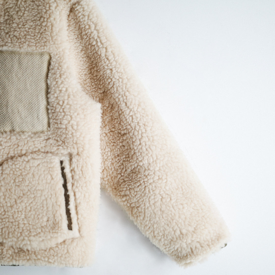Limited Edition Col. / Wakayama Premium Boa Blouson " Sashiko Pocket "