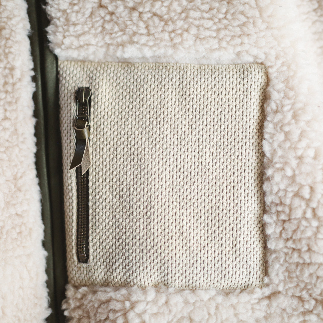 Exclusive Col. / Wakayama Premium Boa Blouson " Sashiko Pocket "