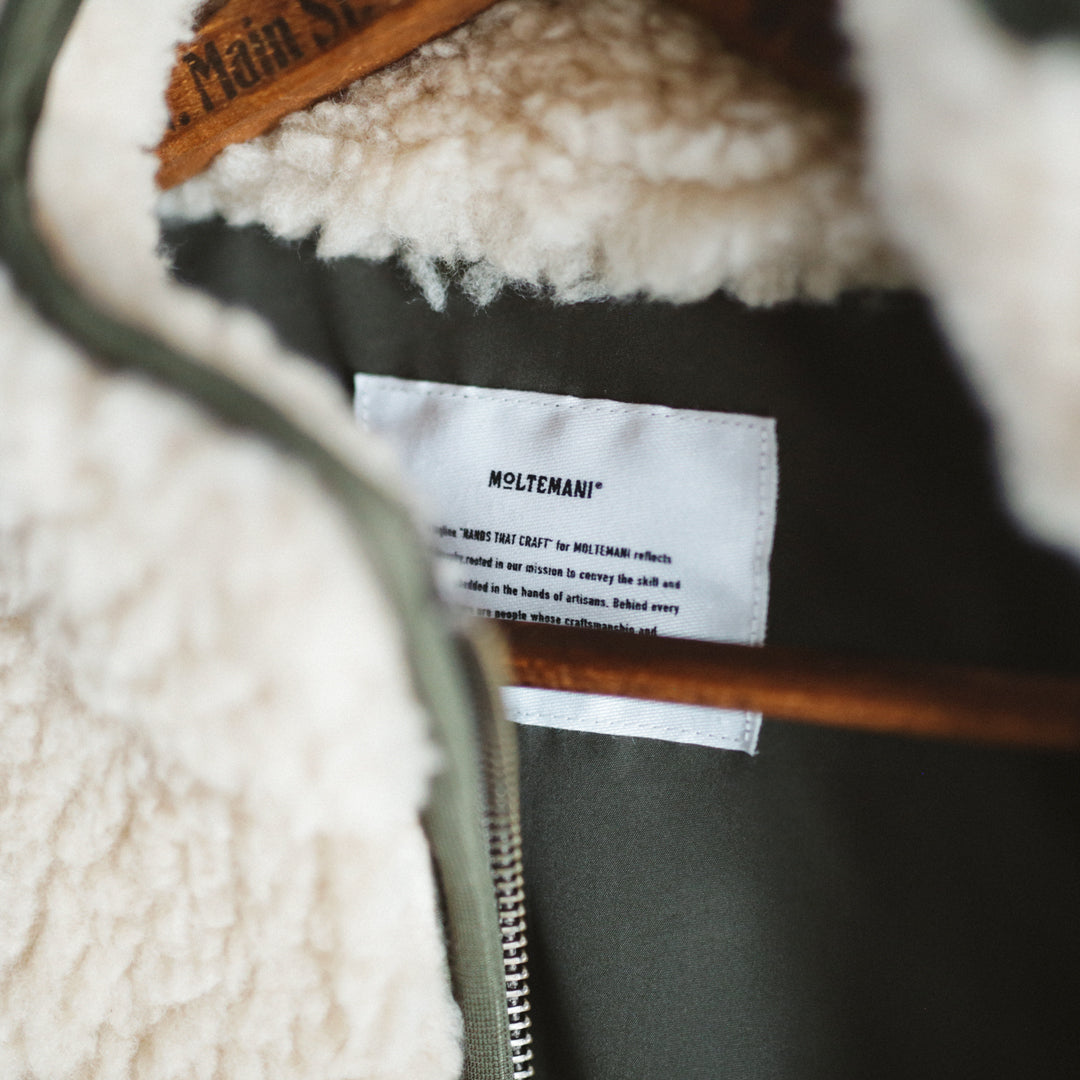 Limited Edition Col. / Wakayama Premium Boa Blouson " Sashiko Pocket "