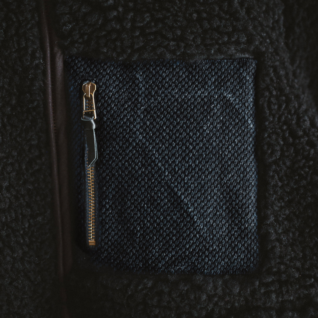 Exclusive Col. / Wakayama Premium Boa Blouson " Sashiko Pocket "