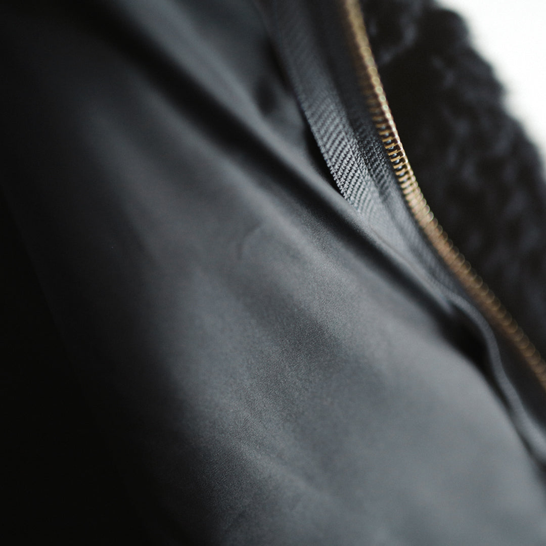 Exclusive Col. / Wakayama Premium Boa Blouson " Sashiko Pocket "