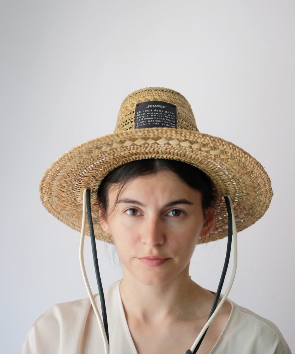 Italian Artisans Col / Straw Hat / Pineapple Peels