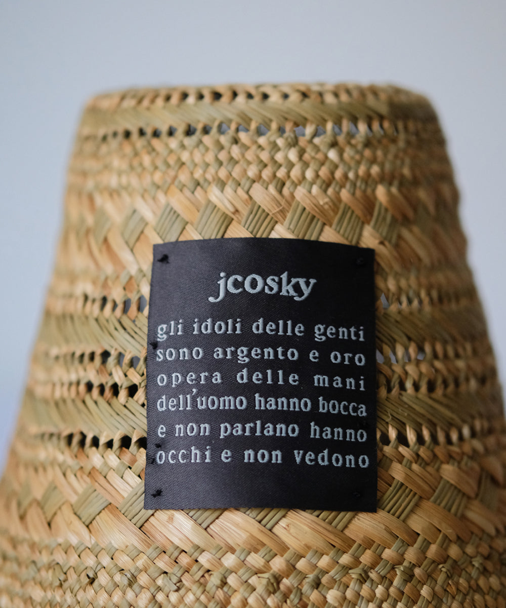 Italian Artisans Col / Straw Hat / Pineapple Peels