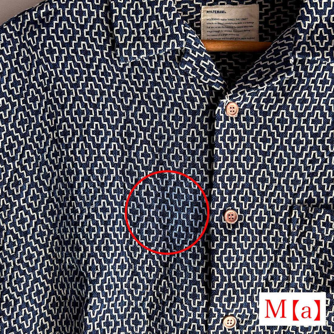 【アウトレット】Limited Edition Col. / Sashiko Open Collar Shirt
