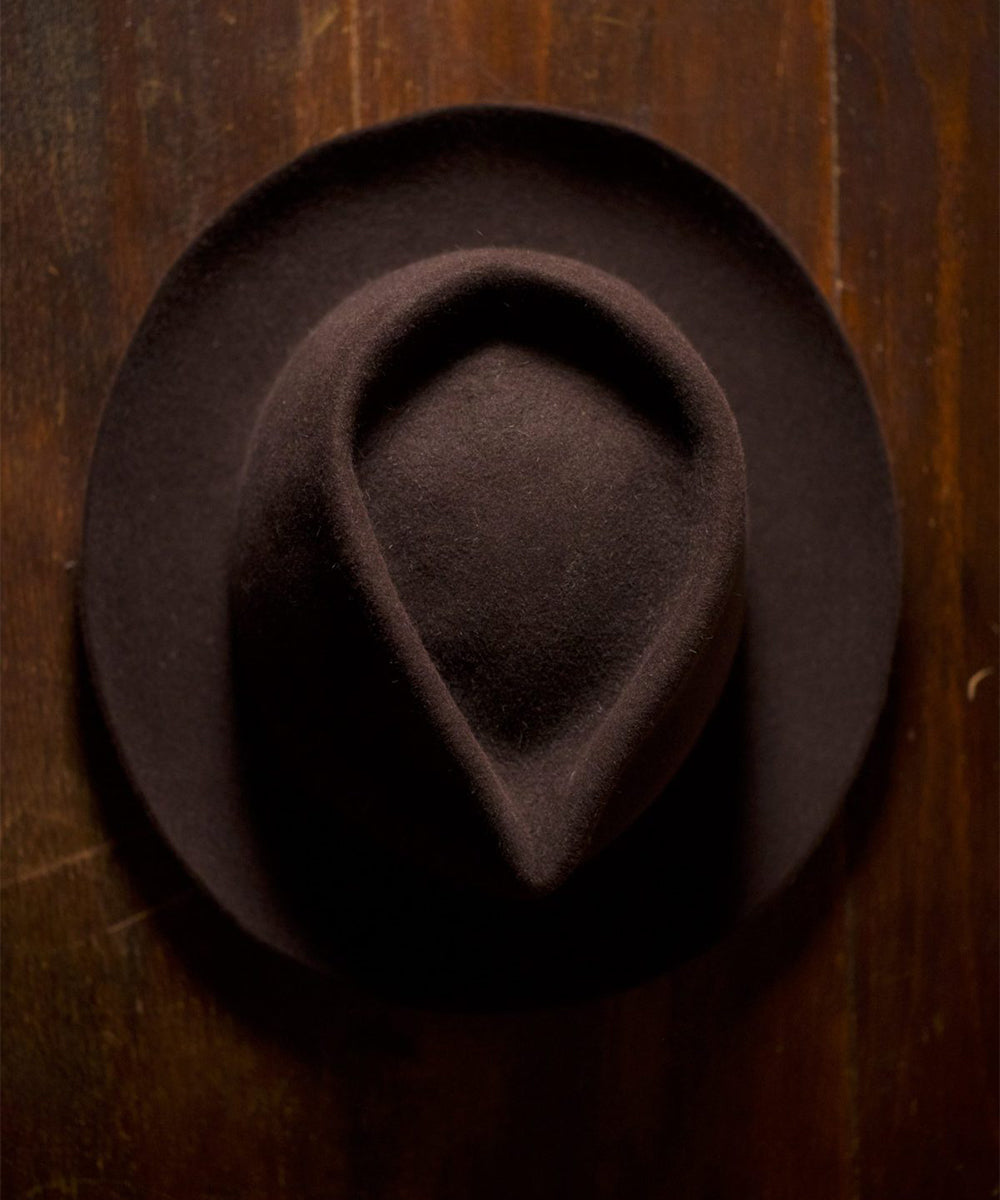 Italian Artisans Col. / Fedora Hat / Rabbit Fur Felt