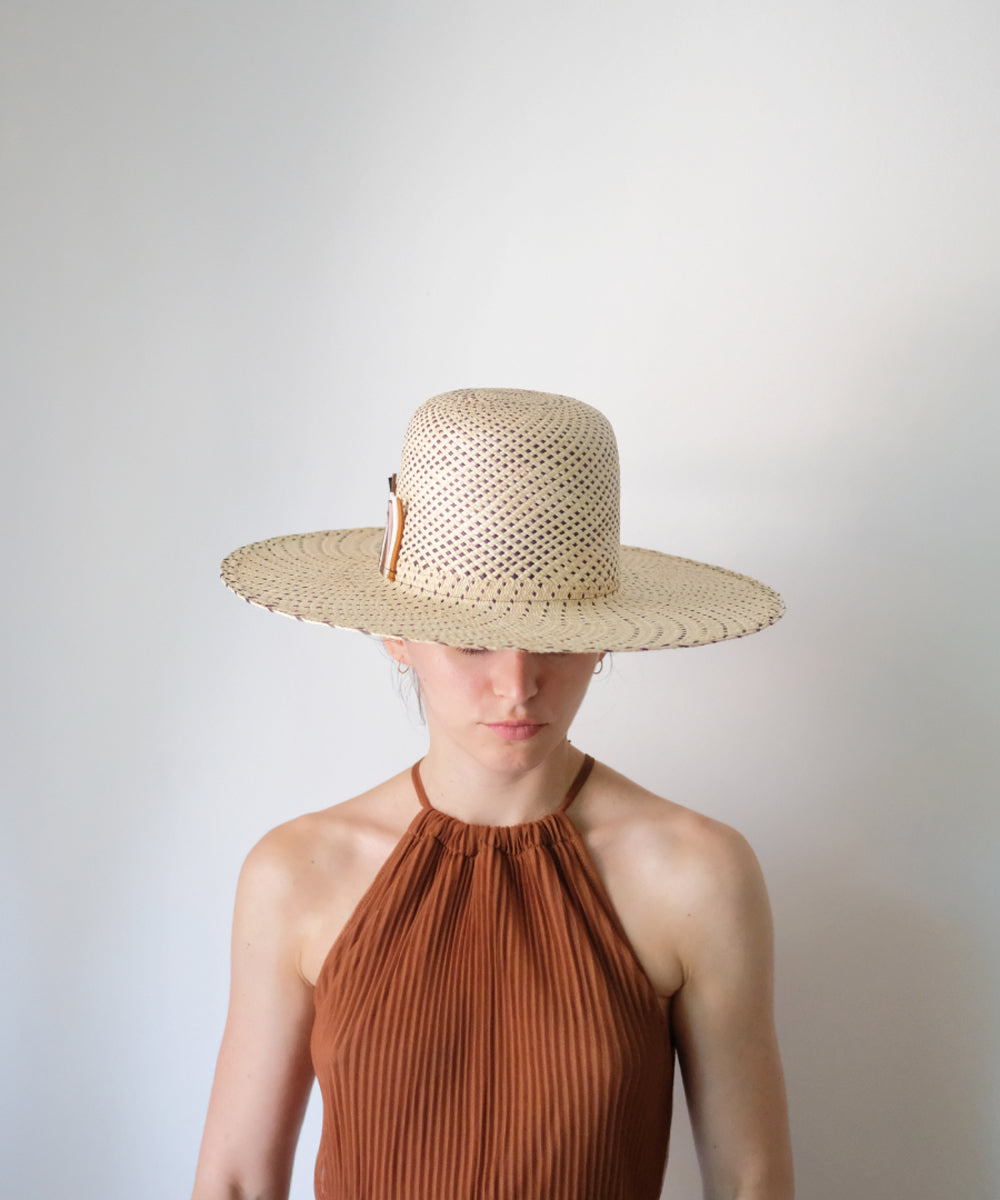 Italian Artisans Col / Wide Brim Hat / Panama