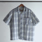 Limited Edition Col. / Sashiko " Kasane-Koushi Moyo " Open Collar Shirt