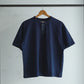 Indigo Dye Col. / 10oz Indigo Henley Neck T-Shirt