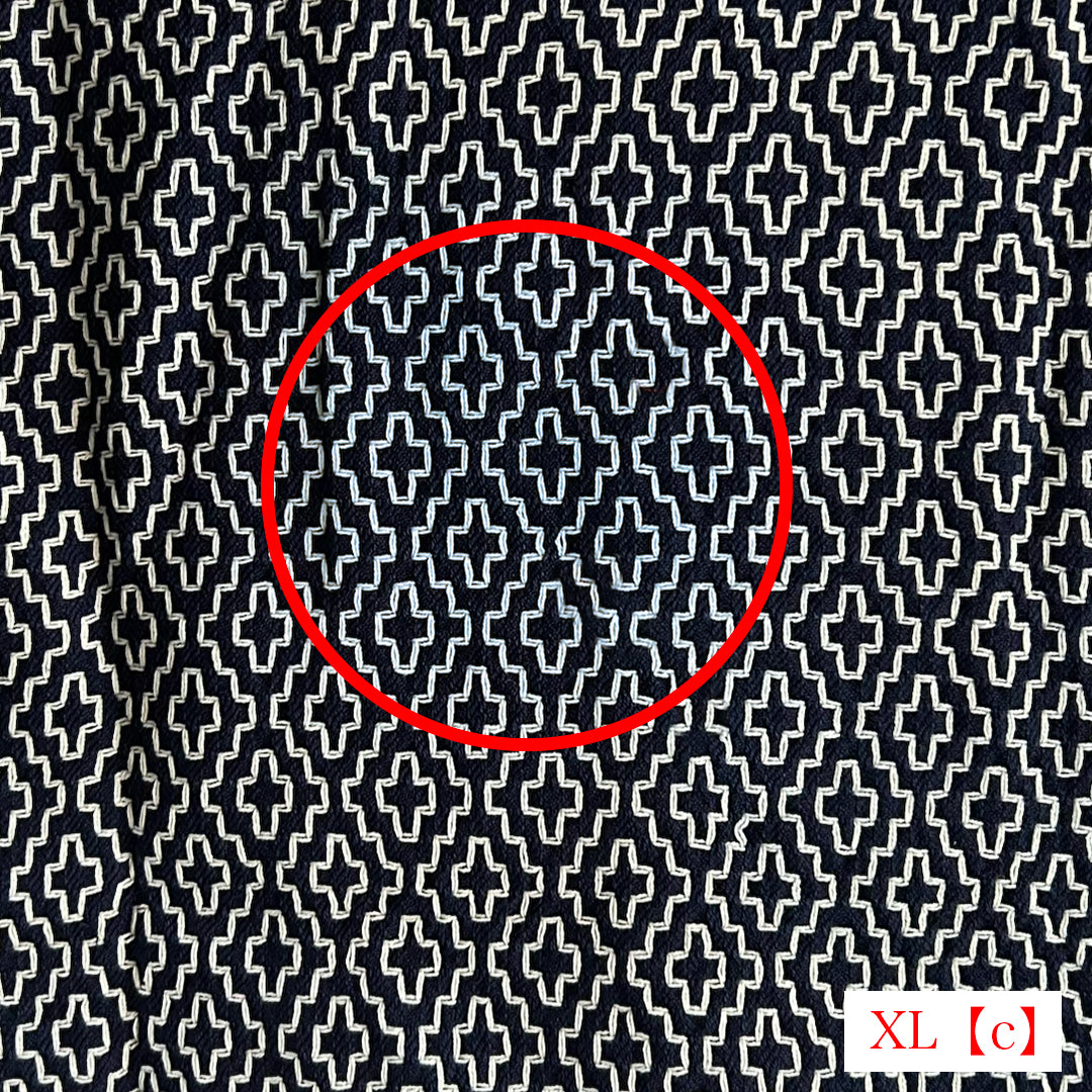 【アウトレット】Limited Edition Col. / Sashiko " Kakinohana Moyo " Open Collar Shirt