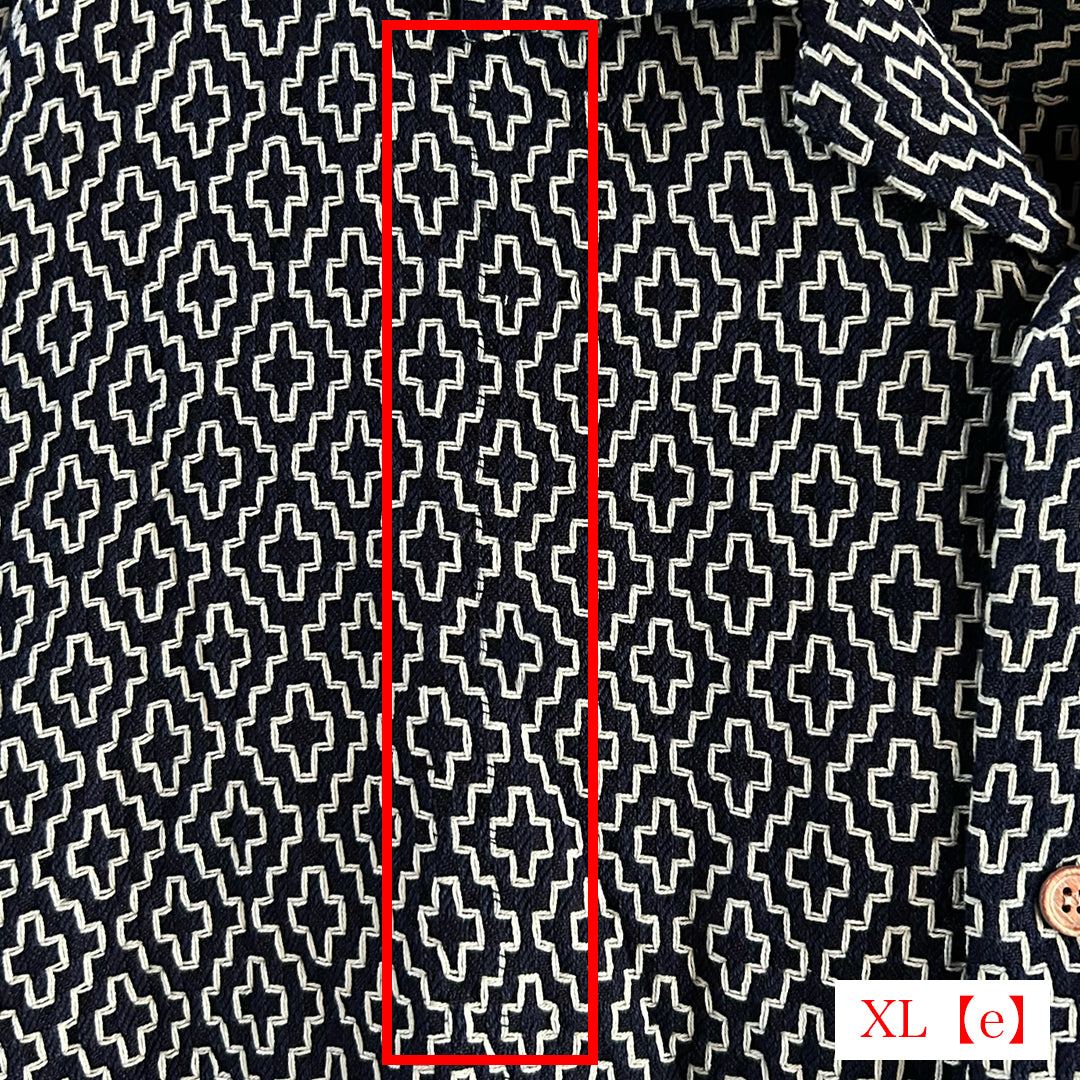 【アウトレット】Limited Edition Col. / Sashiko " Kakinohana Moyo " Open Collar Shirt