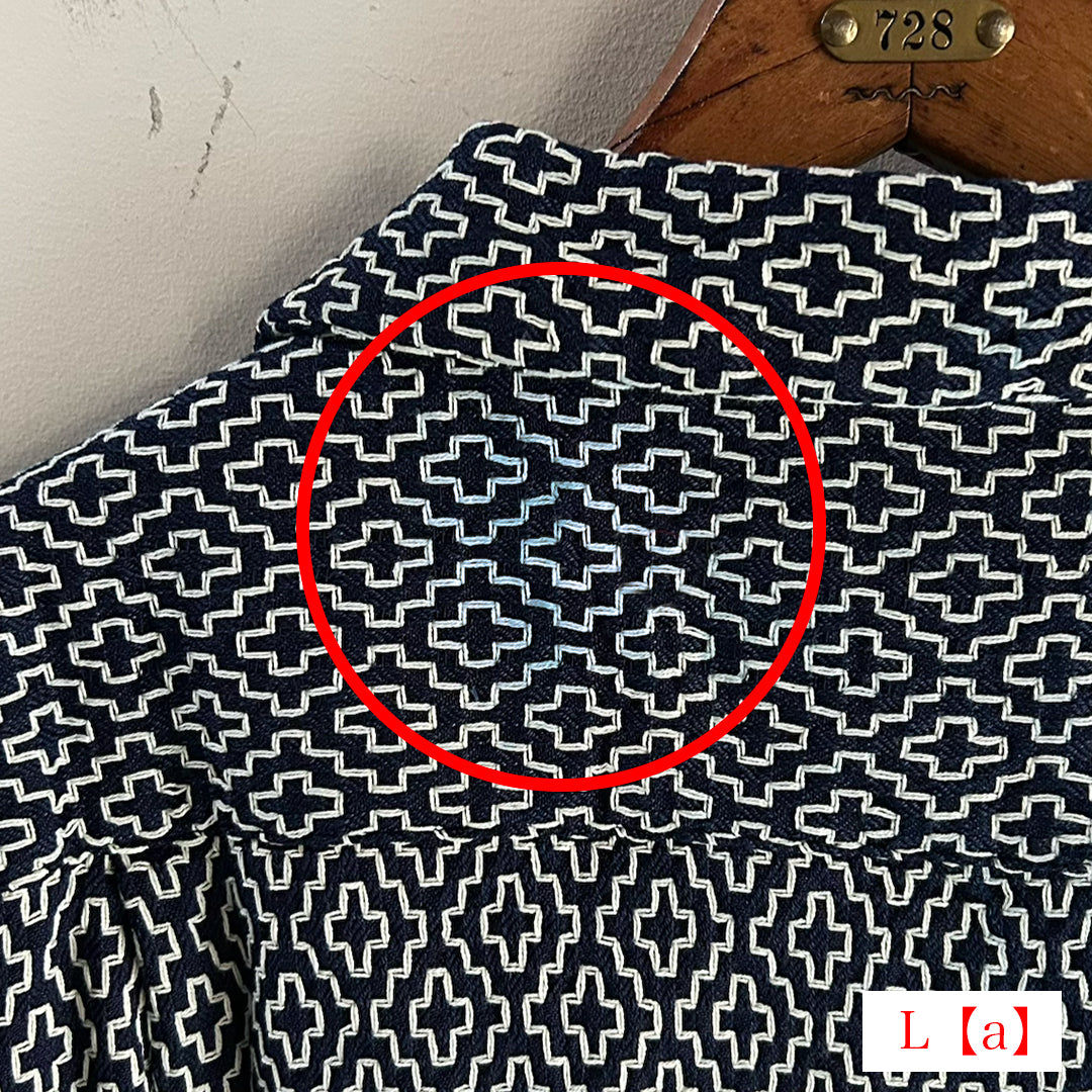 【アウトレット】Limited Edition Col. / Sashiko " Kakinohana Moyo " Open Collar Shirt