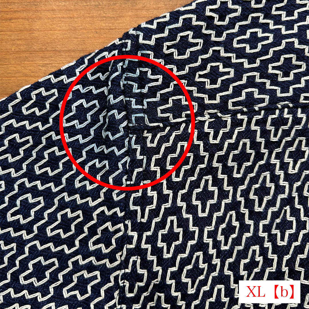 【アウトレット】Limited Edition Col. / Sashiko " Kakinohana Moyo " Open Collar Shirt