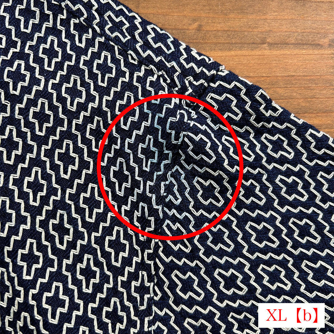 【アウトレット】Limited Edition Col. / Sashiko " Kakinohana Moyo " Open Collar Shirt