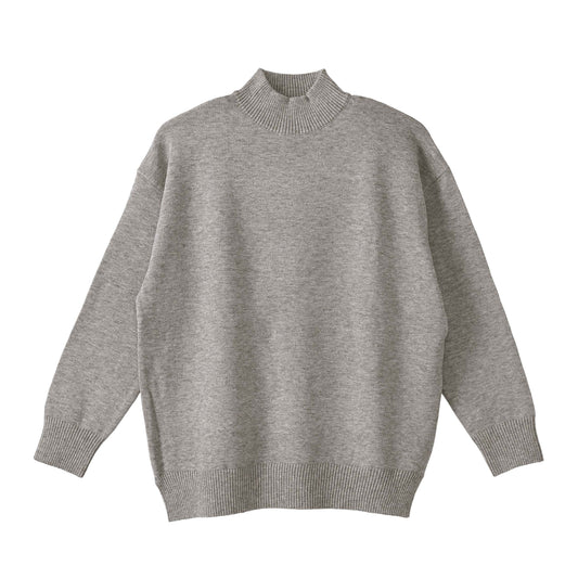 Classic Col. / Mock neck knit sweater