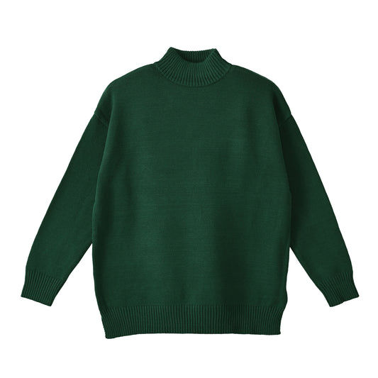 Classic Col. / Mock neck knit sweater