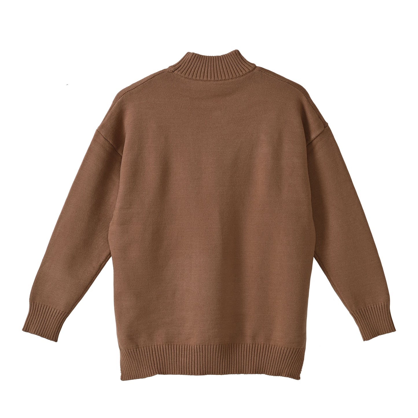 Classic Col. / Mock neck knit sweater