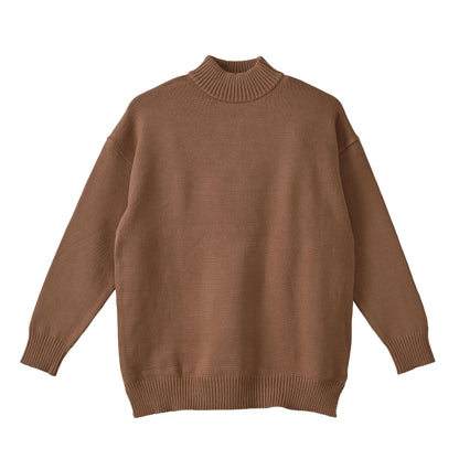 Classic Col. / Mock neck knit sweater