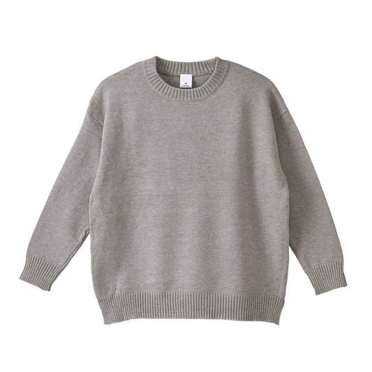 Classic Col. / Crew neck knit sweater