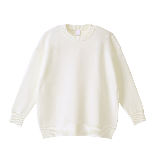 Classic Col. / Crew neck knit sweater