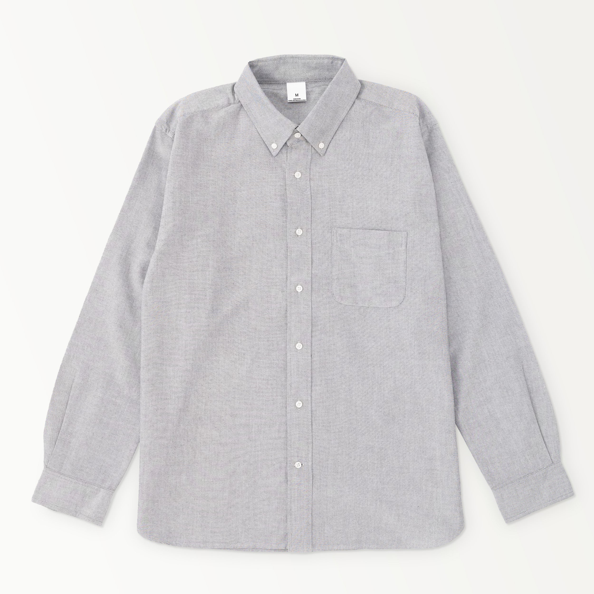 Classic Col. / Cotton-Oxford Button down Shirt L/S