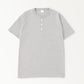 Classic Col. / Open-end Henry Neck T-shirt