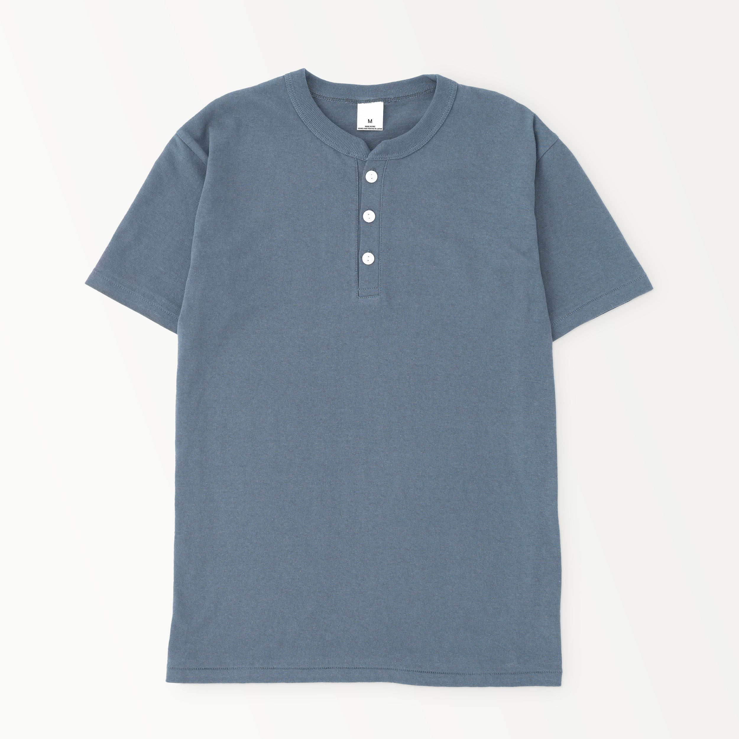 MOLTEMANI（モルテマニ）/ Classic Col. / Open-end Henry Neck T-shirt