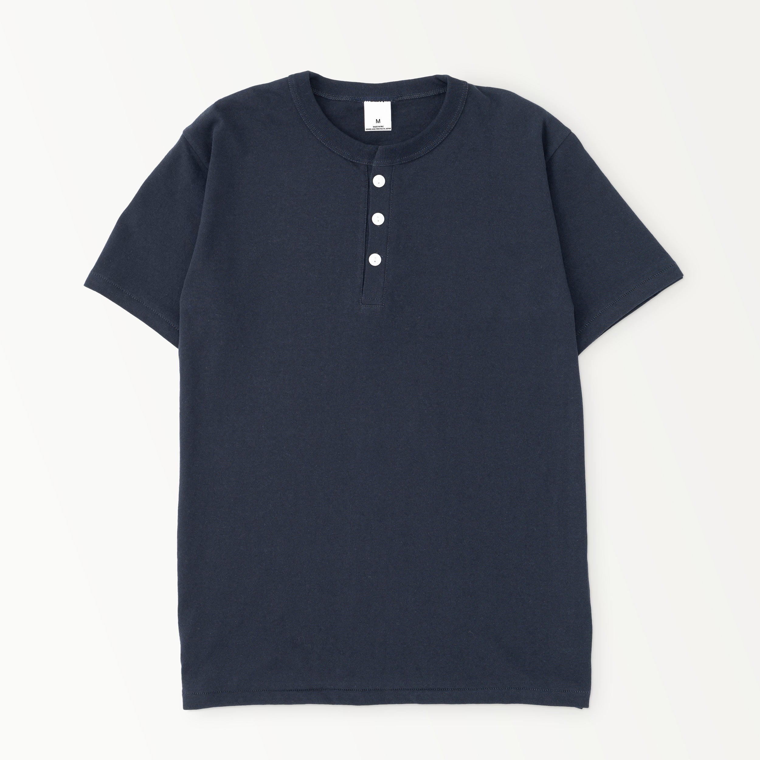 MOLTEMANI（モルテマニ）/ Classic Col. / Open-end Henry Neck T-shirt