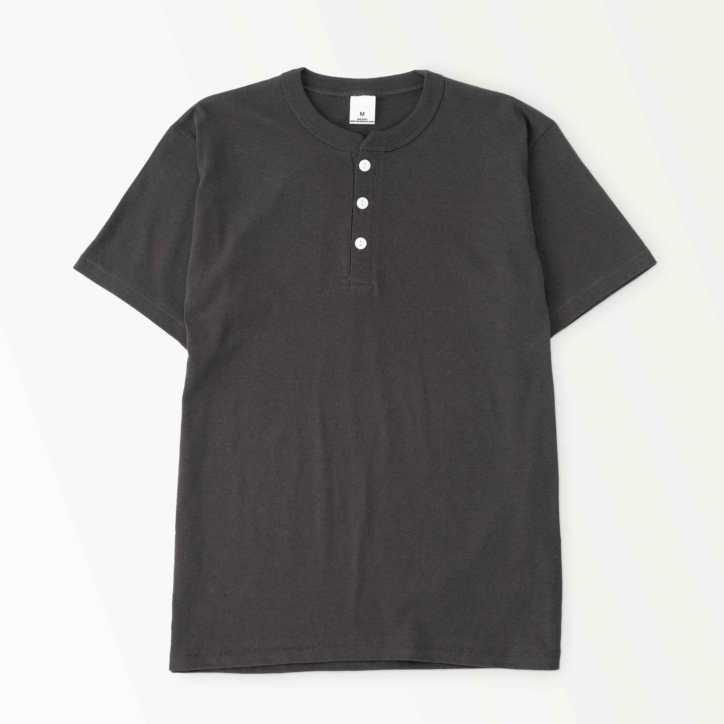 MOLTEMANI（モルテマニ）/ Classic Col. / Open-end Henry Neck T-shirt